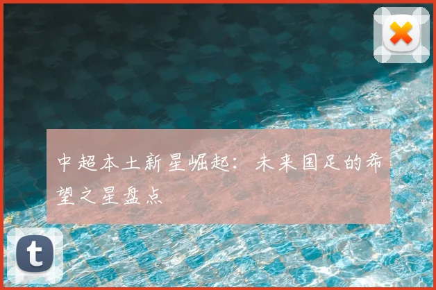 中超本土新星崛起：未来国足的希望之星盘点